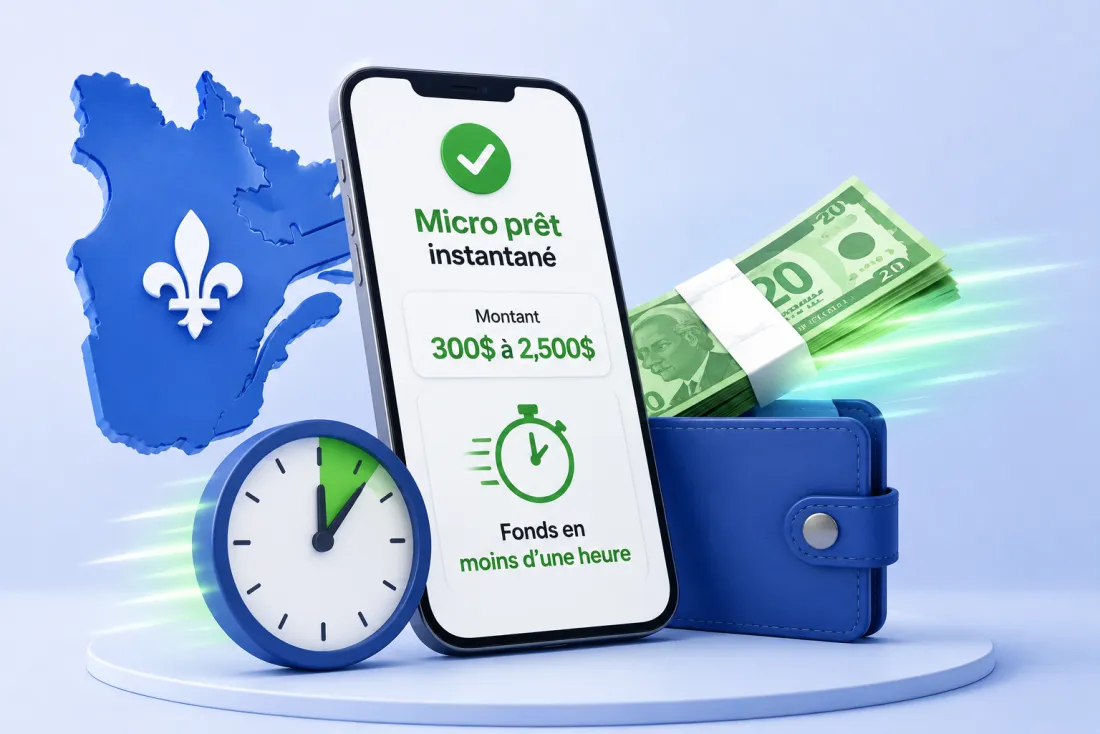 Micro prêt instantané au Québec
